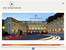Tablet Screenshot of lederfabrik.at